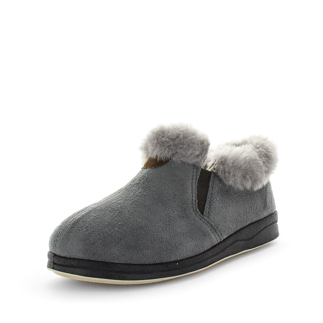 elivia_grey02 Panda Elivia Women's Bootie Slippers - Grey (9003573838047)