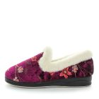 Panda Emille Women's Slippers - Burgundy Embroidery (9022141759711)