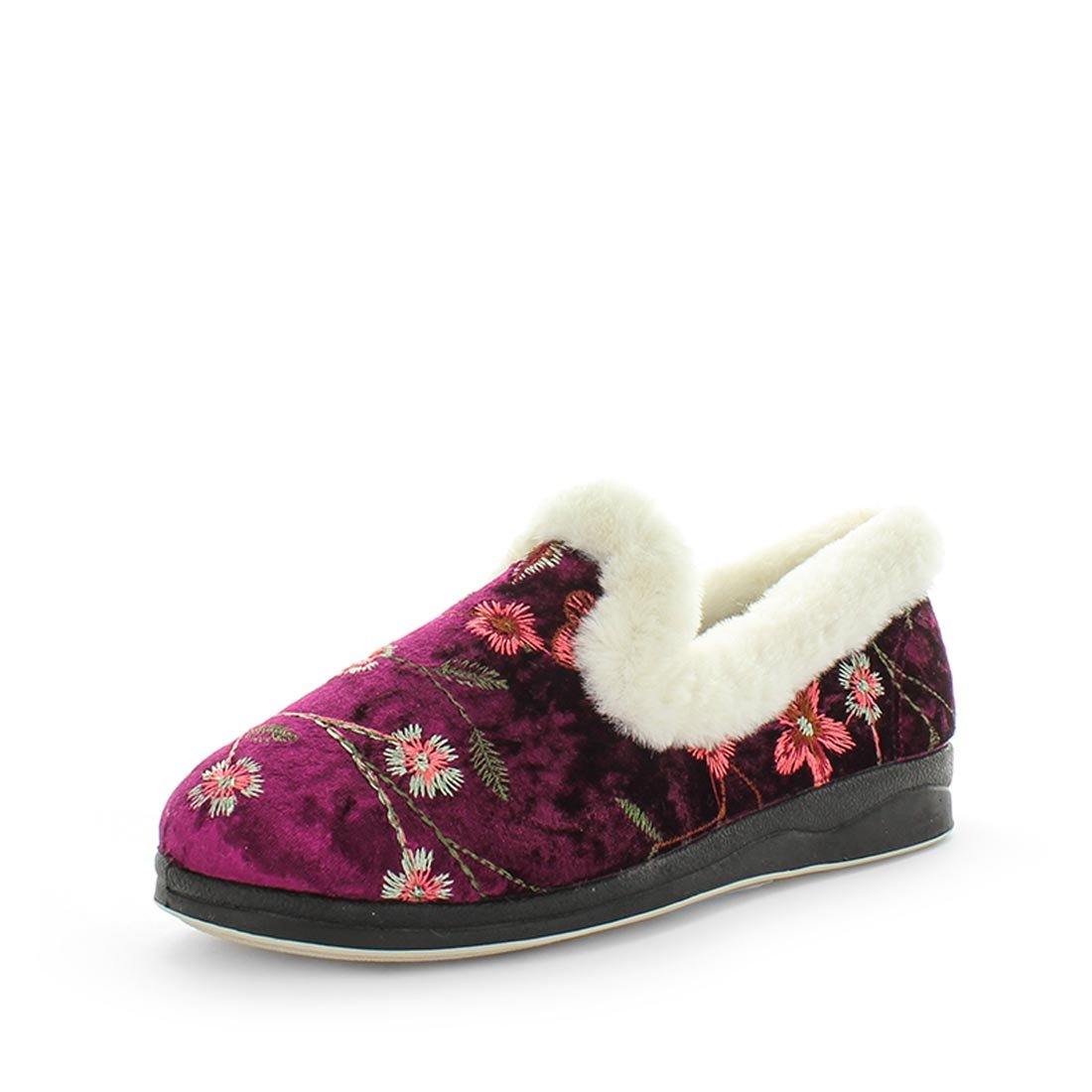 emille_burgembr02_28e062d2-30aa-4049-9193-6ed9d4fdd7ae Panda Emille Women's Slippers - Burgundy Embroidery (9022141759711)