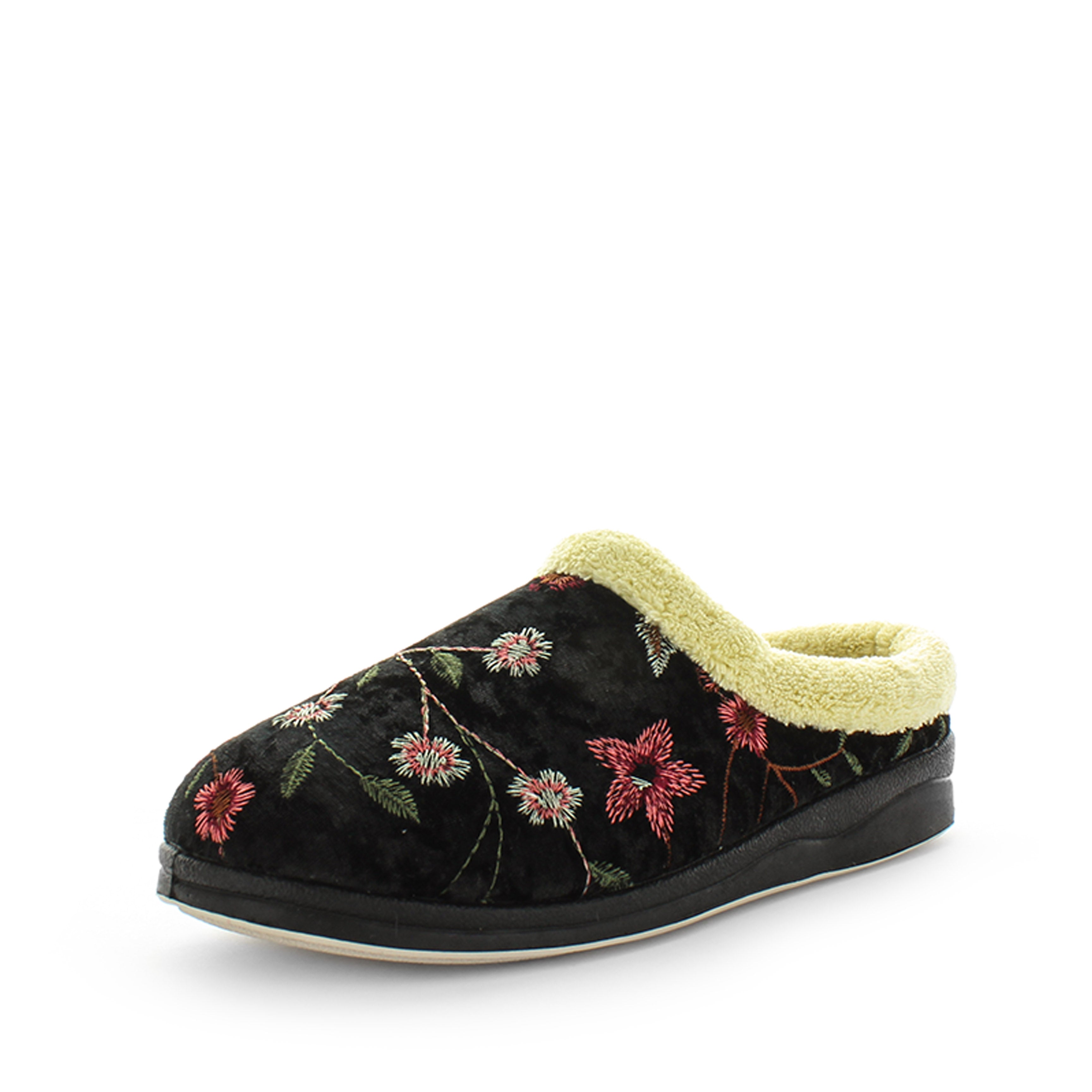 endy_blkembr02 Panda Endy Women's Slippers - Black Embroidery (9005719453919)