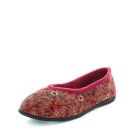 Panda Enila Women's Slippers - Red Floral (9005719912671)