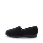 Panda Ethany Women's Slippers - Black Embossed (9005719945439)