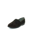 Panda Ethany Women's Slippers - Chocolate Embossed (9005719978207)