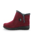 Panda Eugenia Women's Bootie Slippers - Burgundy (9003573117151)