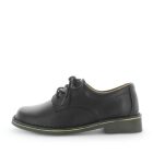 Wilde School Janna Girls School Shoes - Black Smooth (8842579935455)
