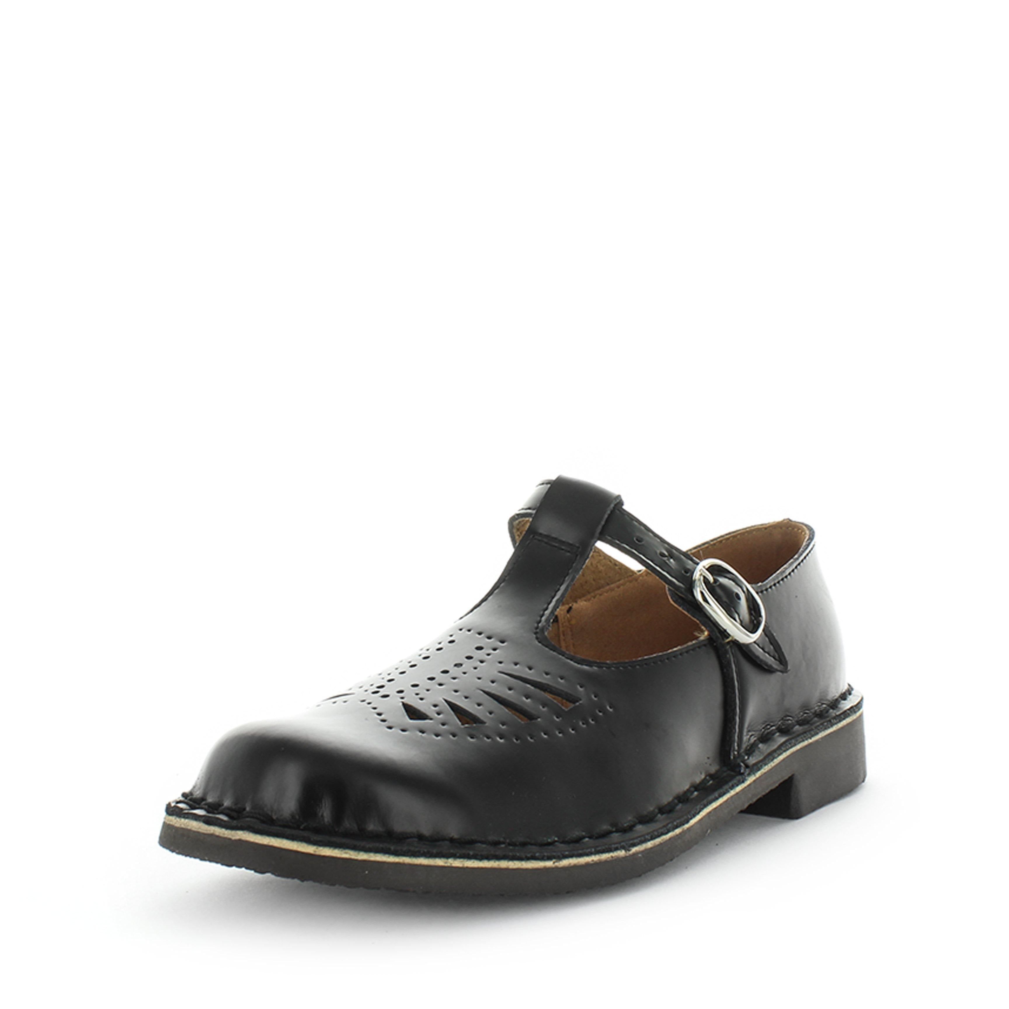 Jenny_offshine_02 Wilde School Jenny-Jnr Girls School Shoes - Black Off Shine (8842581278943)