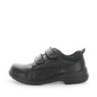 Wilde School Jacen School Shoes - Black Smooth (8842581049567)