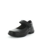 Wilde School Jani2 Girls School Shoes - Black Smooth (8842580099295)