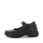 Wilde School Jani2 Girls School Shoes - Black Smooth (8842580099295)