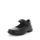 Wilde School Jani2 Girls School Shoes - Black Smooth (8842580099295)