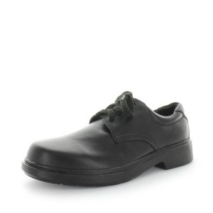 Wilde School Jenkin Boys School Shoes - Black Smooth (8842580361439)