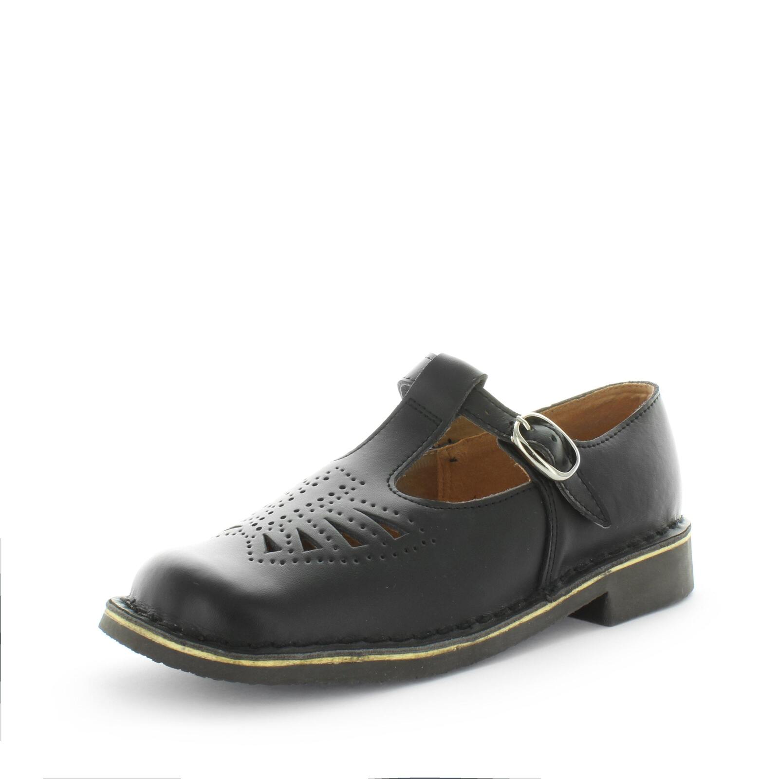 WJENNYYVEL-BlkSmt-1 Wilde School Jenny Vel-Jnr Girls School Shoes - Black Smooth (8842581377247)