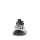 Wilde School Jenny Vel-Jnr Girls School Shoes - Black Smooth (8842581377247)