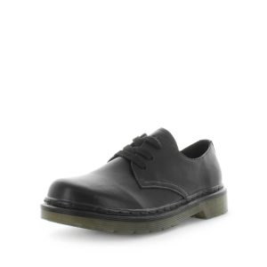 Wilde School Jerico Girls School Shoes - Black Off Shine (8842580492511)