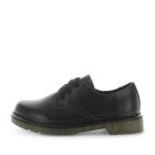 Wilde School Jerico Girls School Shoes - Black Off Shine (8842580492511)
