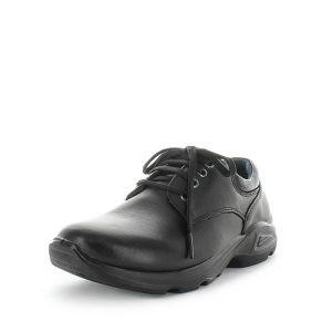 Wilde School Jorie Boys School Shoes - Black Smooth (8842580984031)
