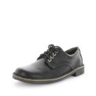 Wilde School Jude Girls School Shoes - Black Smooth (8842580525279)