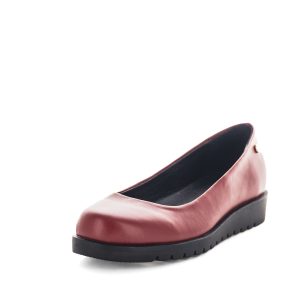 Aerocushion Malani Women's Flats - Red Smooth