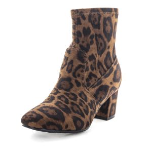 Wilde Sassian Women's Boots - Leopard Suede
