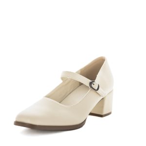 Wilde Sayge Women's Heels - Cream Smooth