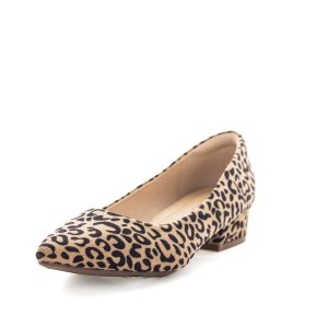 Wilde Skyla Women's Block Heels - Leopard