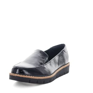 Wilde Sortez Women's Slip Ons - Black Patent